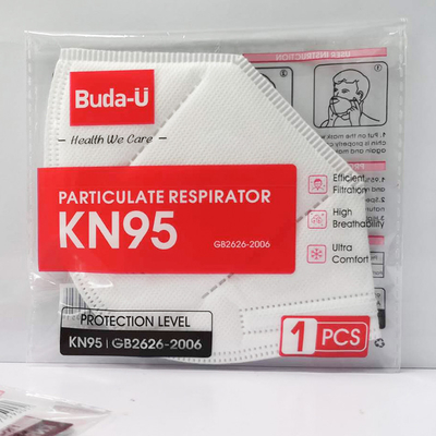 Buda-U KN95の防護マスクGB2626のFDAの非編まれたKn95マスクのマスク