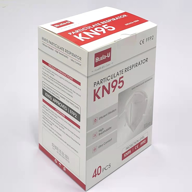 米国EUAはKN95マスク、KN95防護マスクの単一のパック、リストされているFDAを承認した