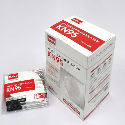 EUAはKN95マスク5の層GB2626の保護レベルの単一のパックを承認した