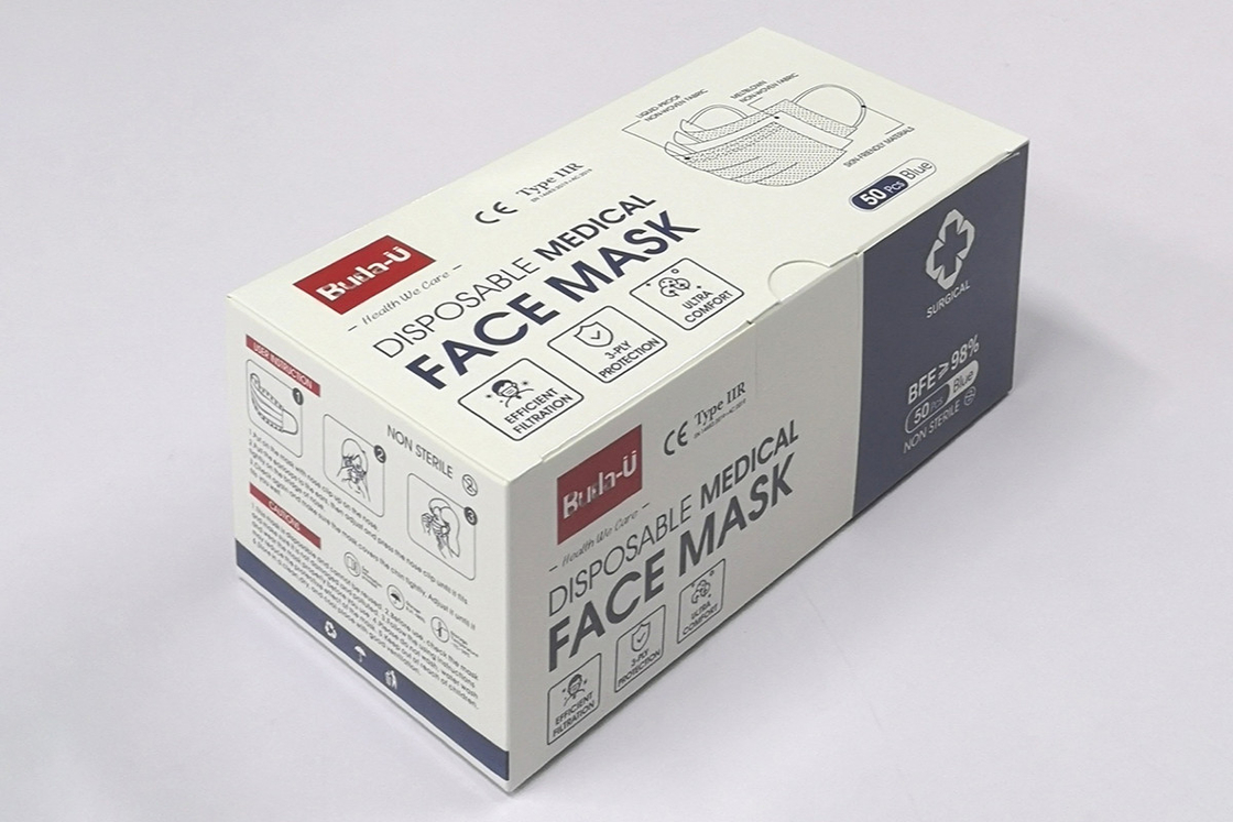 ASTMの使い捨て可能な外科マスク、3層使い捨て可能なマスクASTMのレベル3